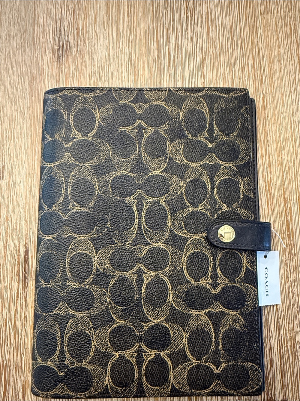 Coach Loved Leather Notebook - Picture 2 of 3